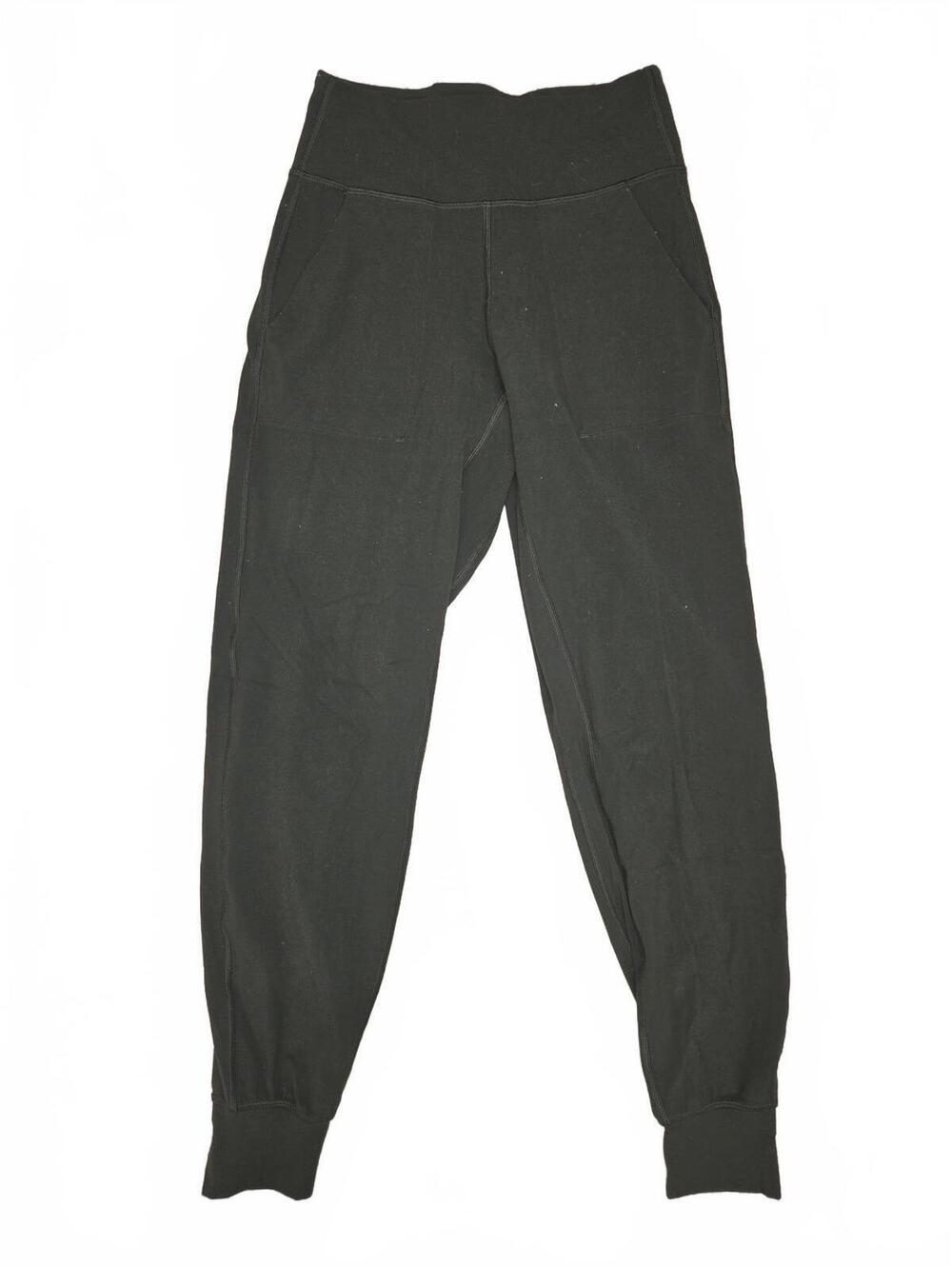 Lululemon Black High Rise Jogger Leggings Womens Size 4